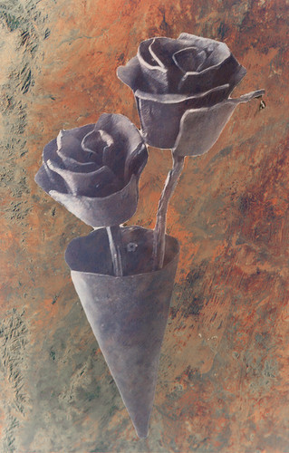 Forging Simple Rose Hand-Forged Rolled Rose | LLForge