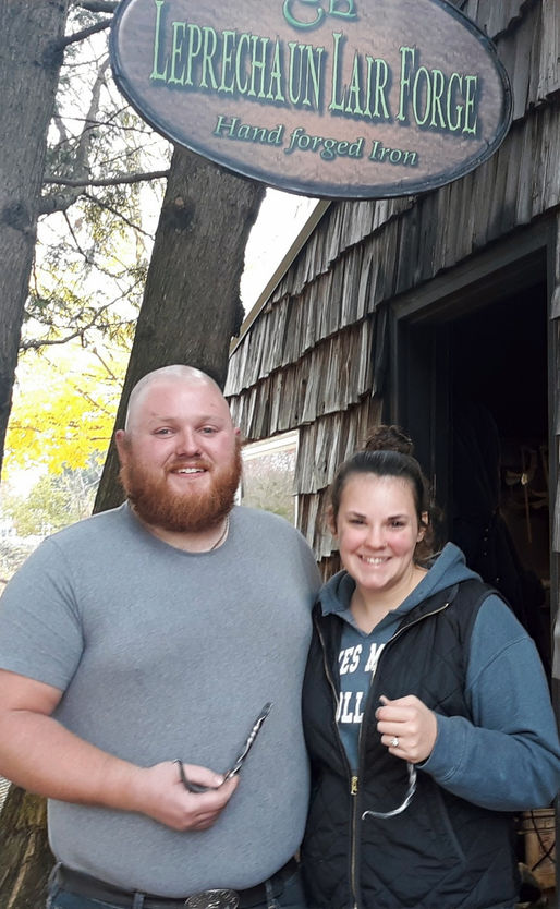 Sarah and her husband Patrick celebrate their one year wedding anniversary with a day at LLForge.