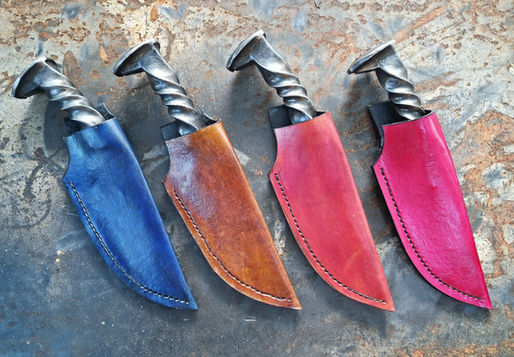 A Unique Family Experience Forging Railroad Spike Knives Together