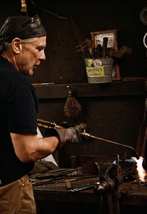 Mike Bailey Owner of Leprechaun Lair Forge