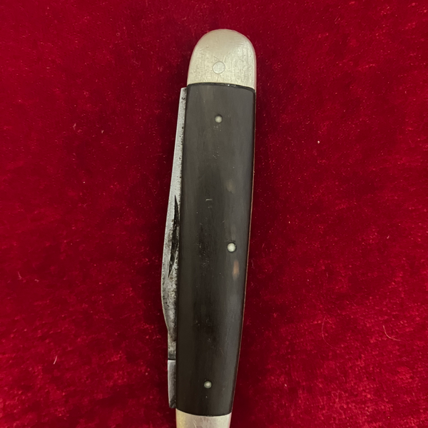 Vintage Pocket Knife With Black Handle