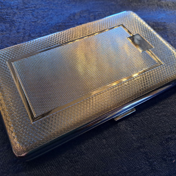Vintage Kincraft Chrome Plated Cigarette Case
