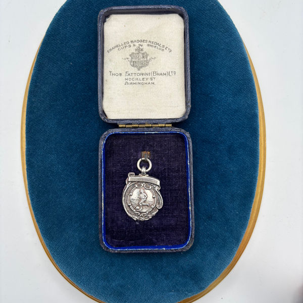 Sterling Silver Football Medal/Fob