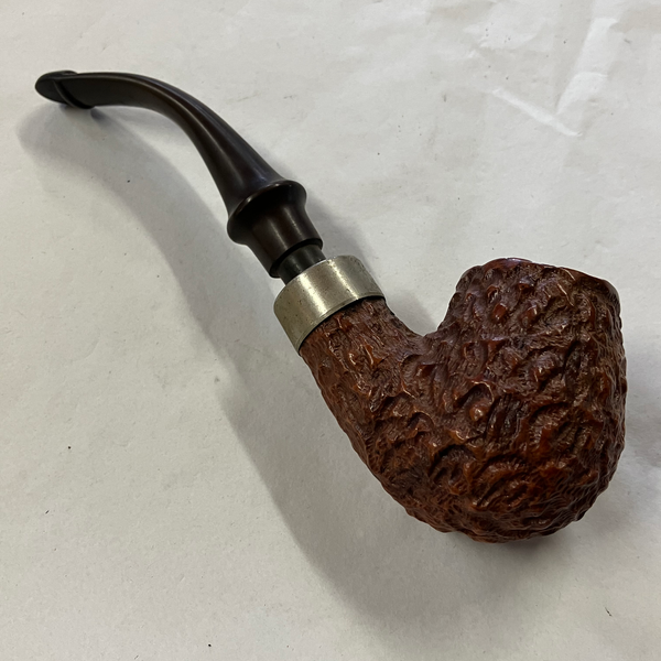 Tobacco Smoking Pipe with Curved Bakelite Mouthpiece (Sherlock Holmes Style)