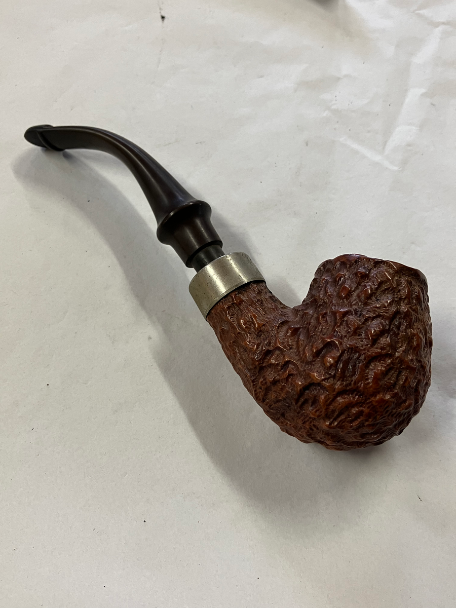 Tobacco Smoking Pipe with Curved Bakelite Mouthpiece (Sherlock Holmes Style), photo 1 of 4