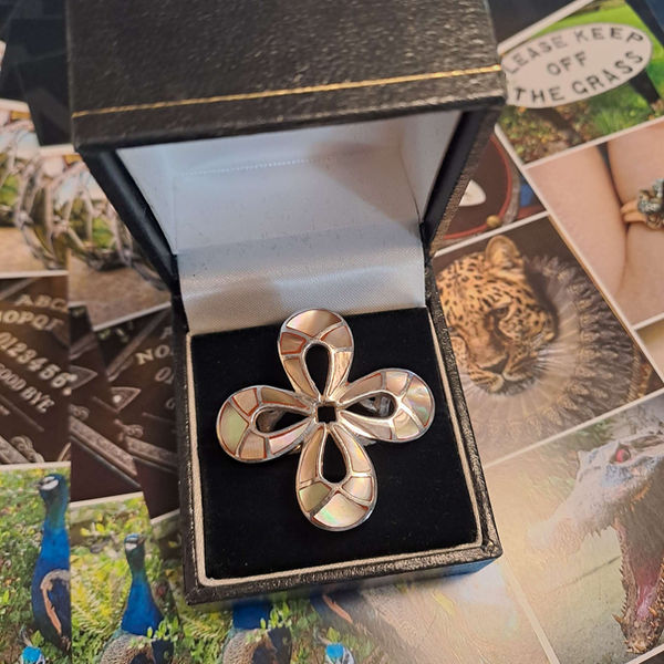 Mother of Pearl 925 Silver Ring