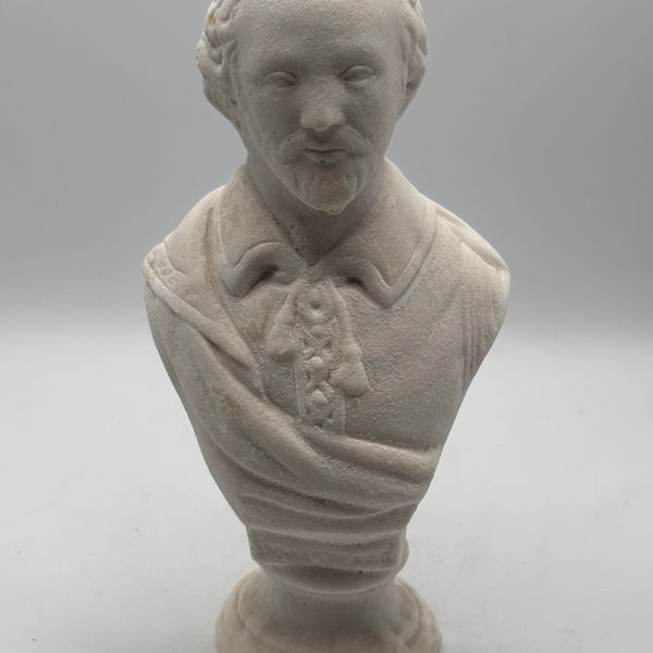Vintage Composite Stone Bust “William Shakespeare” Playright