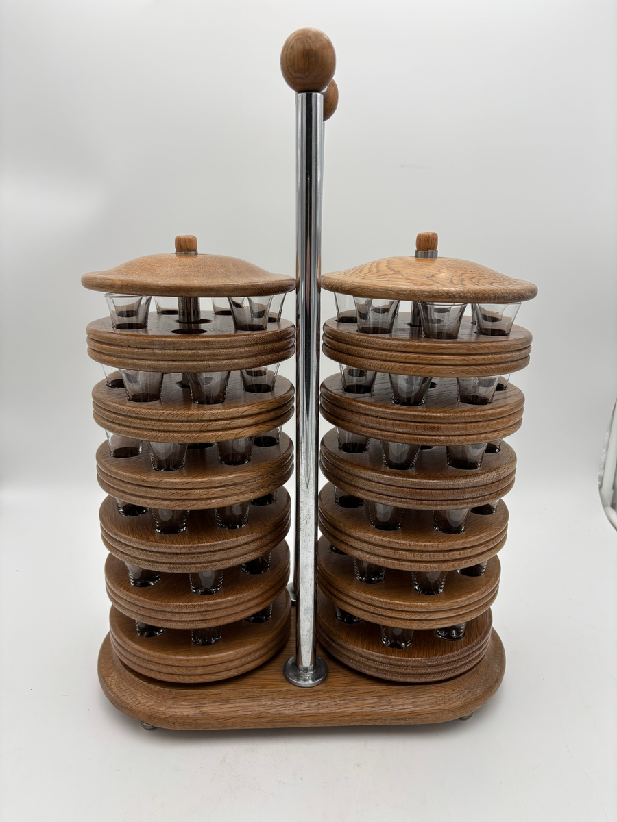 Vintage oak communion rack, photo 1 of 6