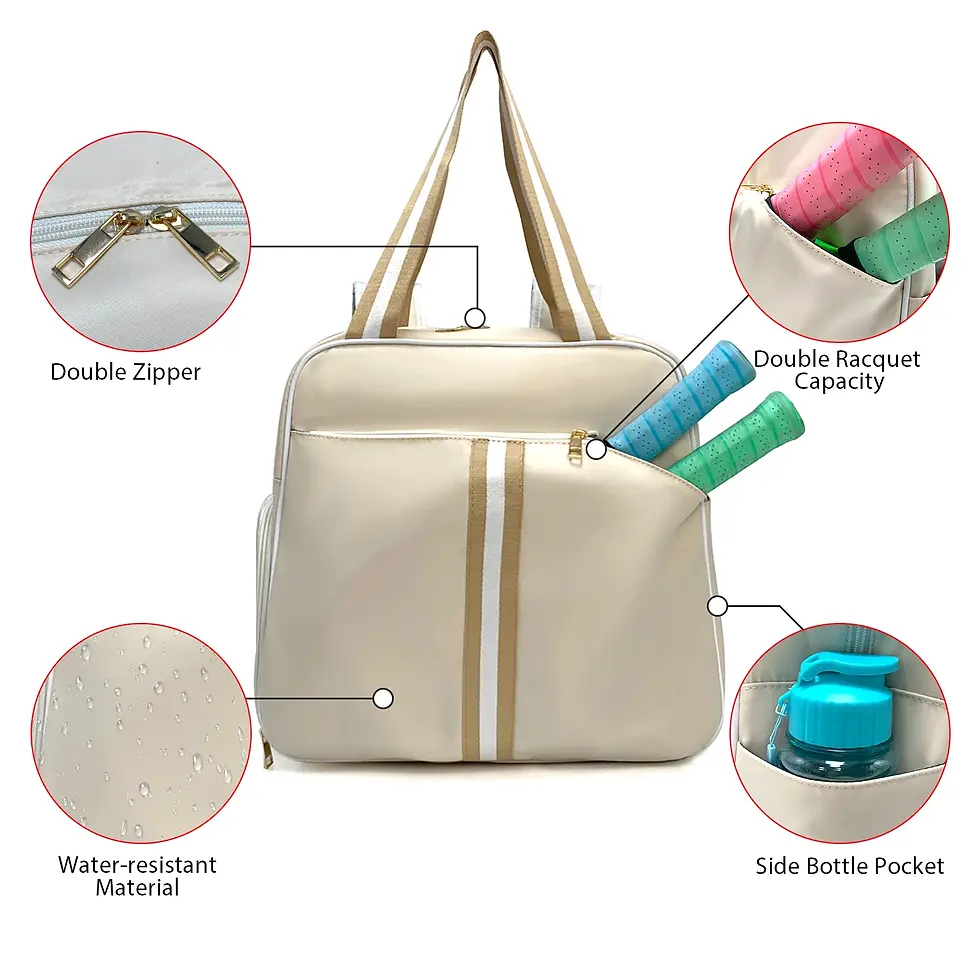 Thumbnail: RTS Pickleball Racket Bag Nylon Pickleball Paddle Bag