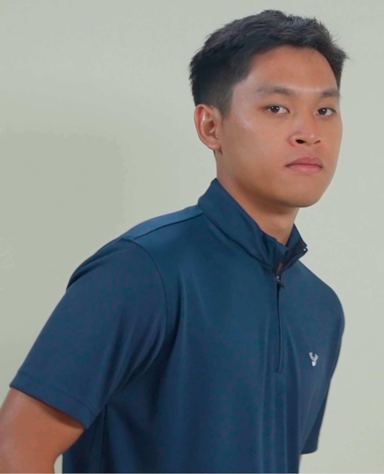 Men's T-shirt with Zipper