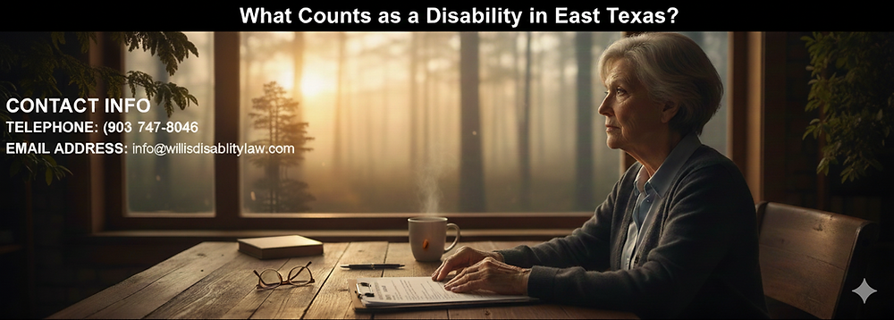 Disability Code Texas Willis Disability Law: What Counts as Disability in East Texas?