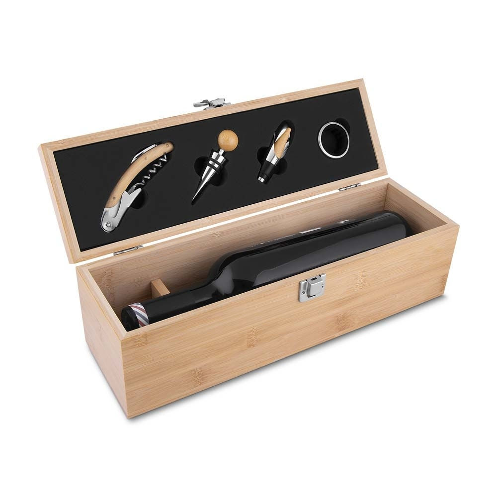 15361 Kit Vinho Bambu 4 Peças