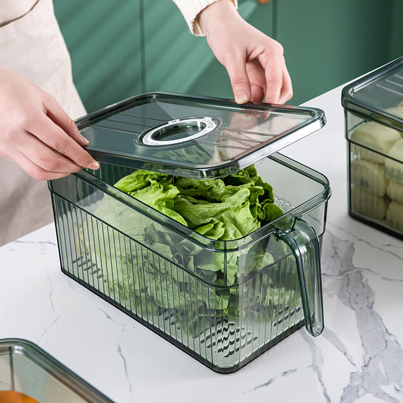 Thumbnail: High Quality Refrigerator Fresh-Keeping Storage Container With Handles