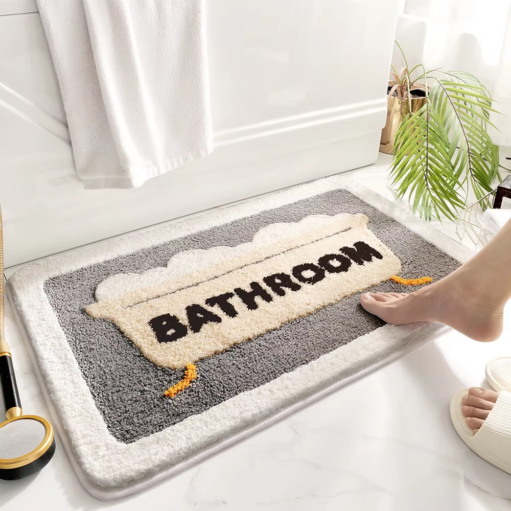 Bath & Floor Mat Amazing - Extra Soft Absorbent Premium Bath Rug Non-Slip