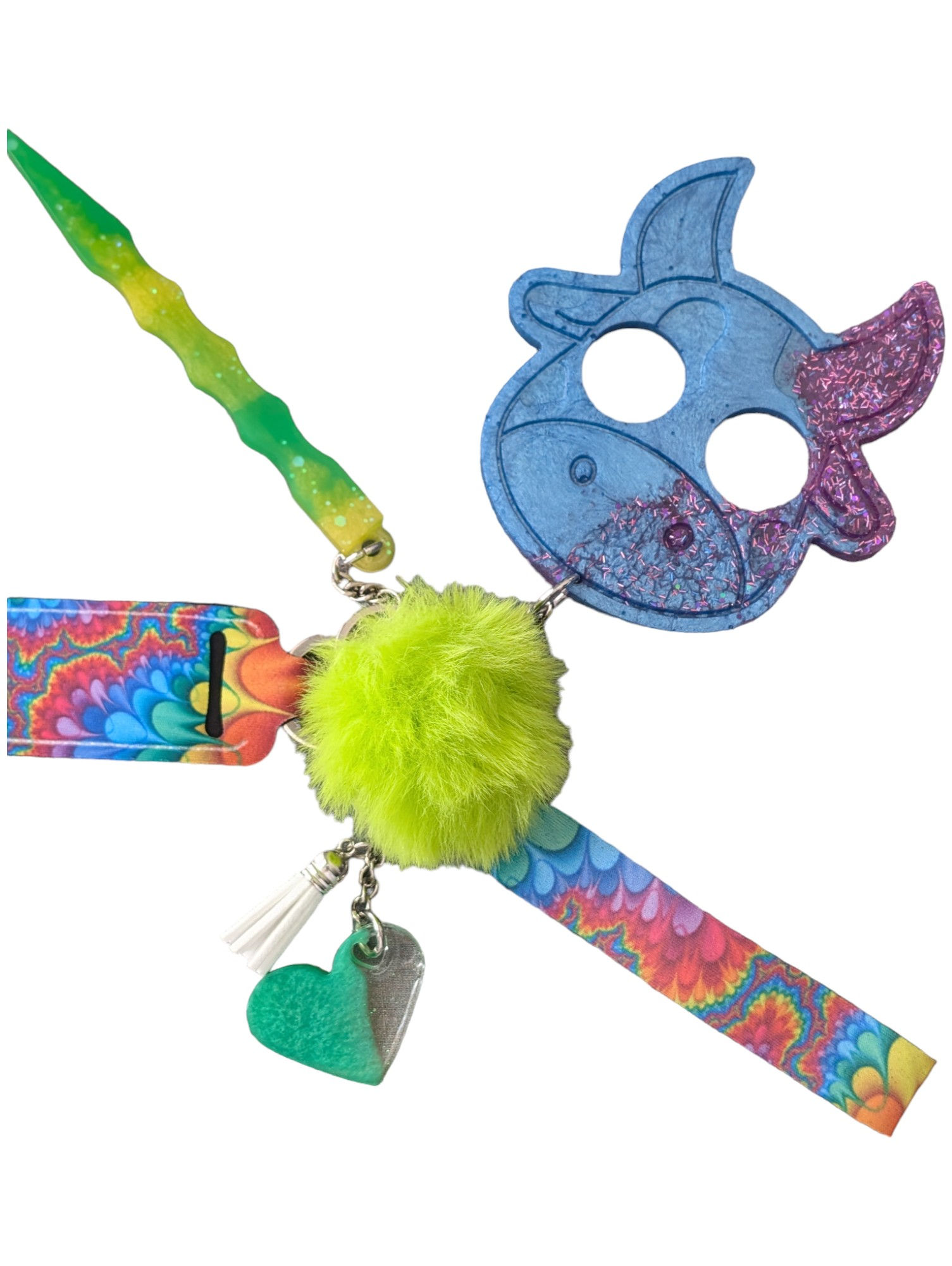 Cow Safety Keychain Set