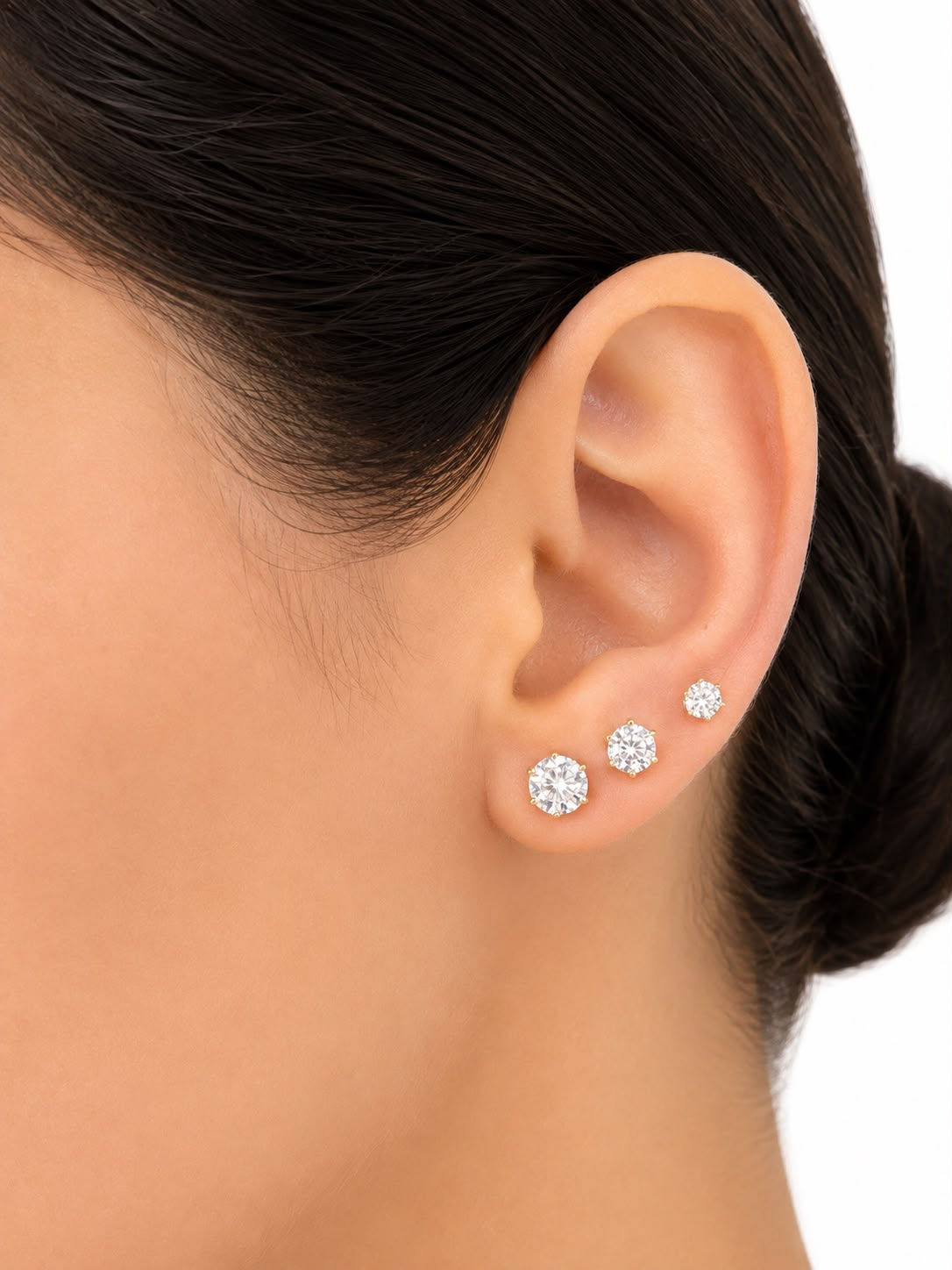 Round 0.3ct Earrings (G)