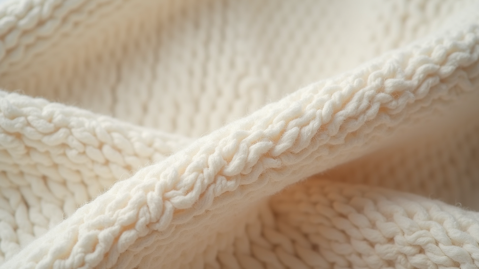 Close-up view of soft French terry fabric texture