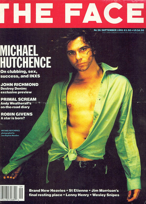 Face Magazine Cover, Michael Hutchence