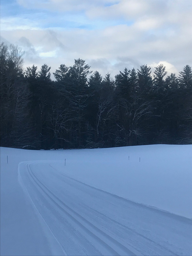 1" of fresh overnight