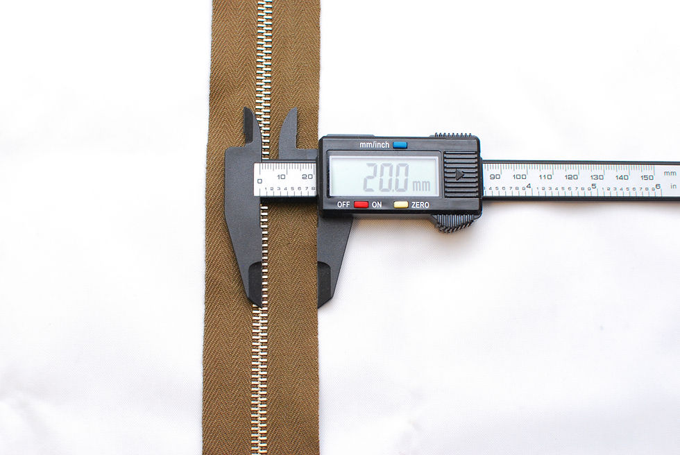 Thumbnail: Box Type Zipper Repair kit Dark Brown Tape Nickel