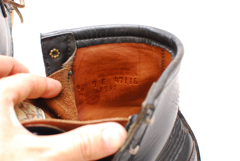 Thumbnail: Red Wing Irish Setter 1952 50th Anniversary Black Brown Core Horween Leather 9E