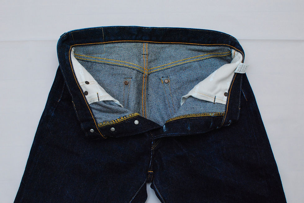 Thumbnail: The Flat Head 2015 limited Edition 20 oz Heavy Weight Denim Jeans w33