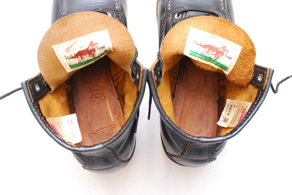 Thumbnail: Red Wing Irish Setter 9874 Black Brown Core Horween Leather 8E