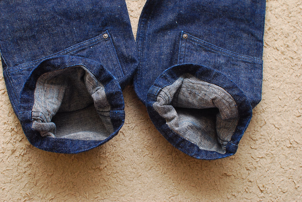 Thumbnail: Mister Freedom Riders Dungarees w32 denim pants