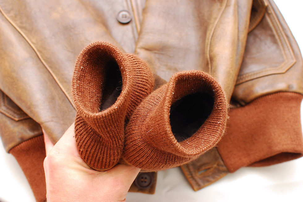 Thumbnail: WAREHOUSE & Co. Sheep Skin A-1 Jacket Second Hand Finish model 36