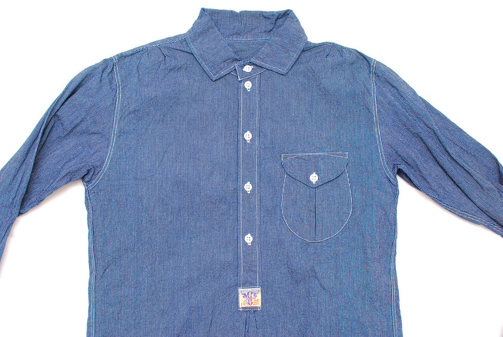 Thumbnail: Sugar Cane Cotton Mister Freedom Reno Shirt 16 1/2 L