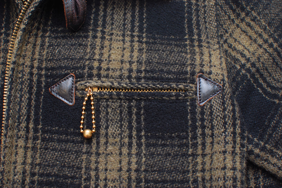 Thumbnail: 1930s Vintage REPRO West Ride Wool Jacket 40