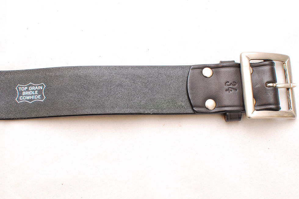Thumbnail: The Real Mccoys Buco Cowhide Leather Belt w34