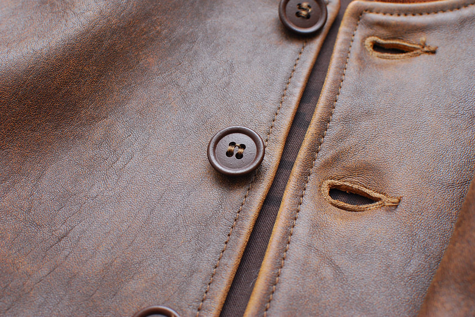 Thumbnail: WAREHOUSE & Co. Sheep Skin A-1 Jacket Second Hand Finish model 36