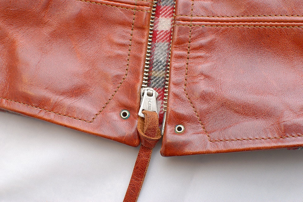 Thumbnail: Colimbo Carifornia MFG Horsehide Leather Sports Jacket 40