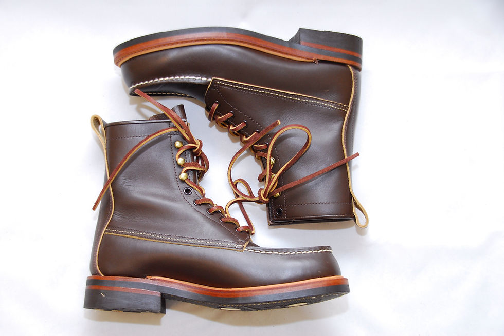 Thumbnail: Sugar Cane Lone Wolf Wood Cutter Work Boots US 8D