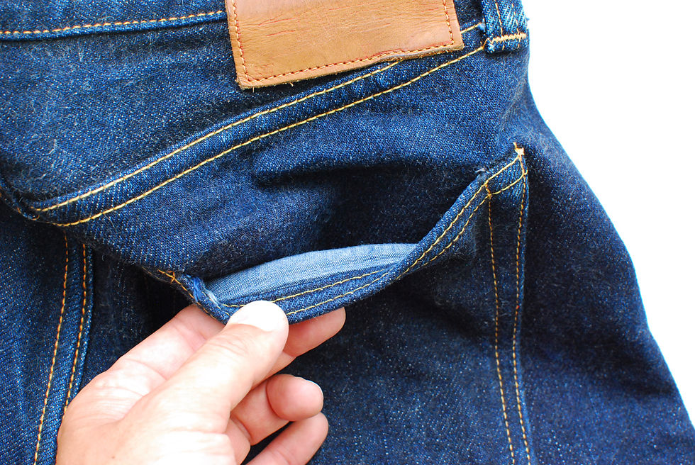 Thumbnail: The Flat Head 2015 limited Edition 20 oz Heavy Weight Denim Jeans w33