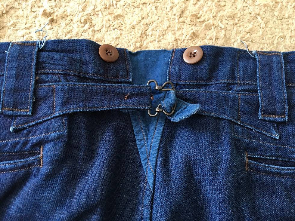 Thumbnail: Mister Freedom pantalon peau de diable pant trouser w34 44