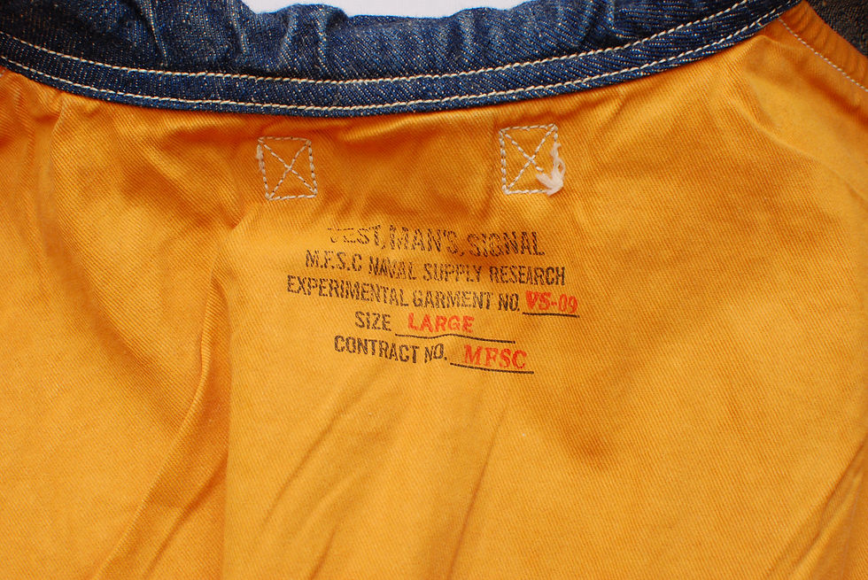 Thumbnail: Mister Freedom Denim Signal Vest Large