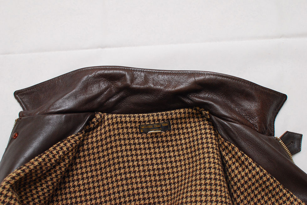 Thumbnail: 1930s REPRO West Ride Goat Skin Sports Jacket 40