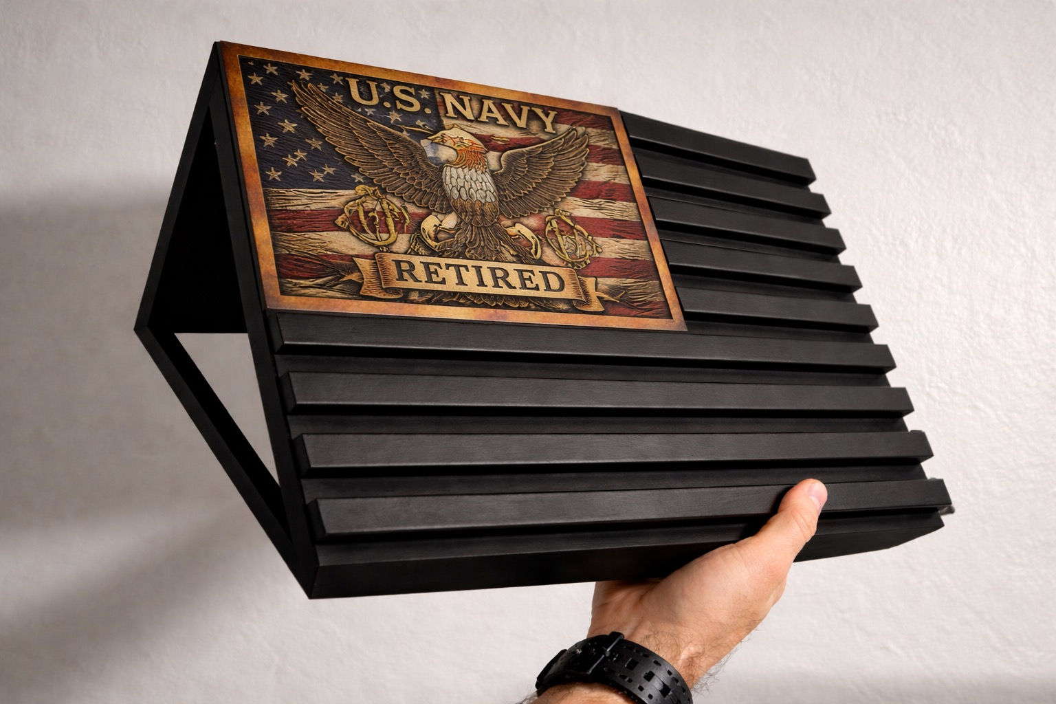Personalized Challenge Coin Display