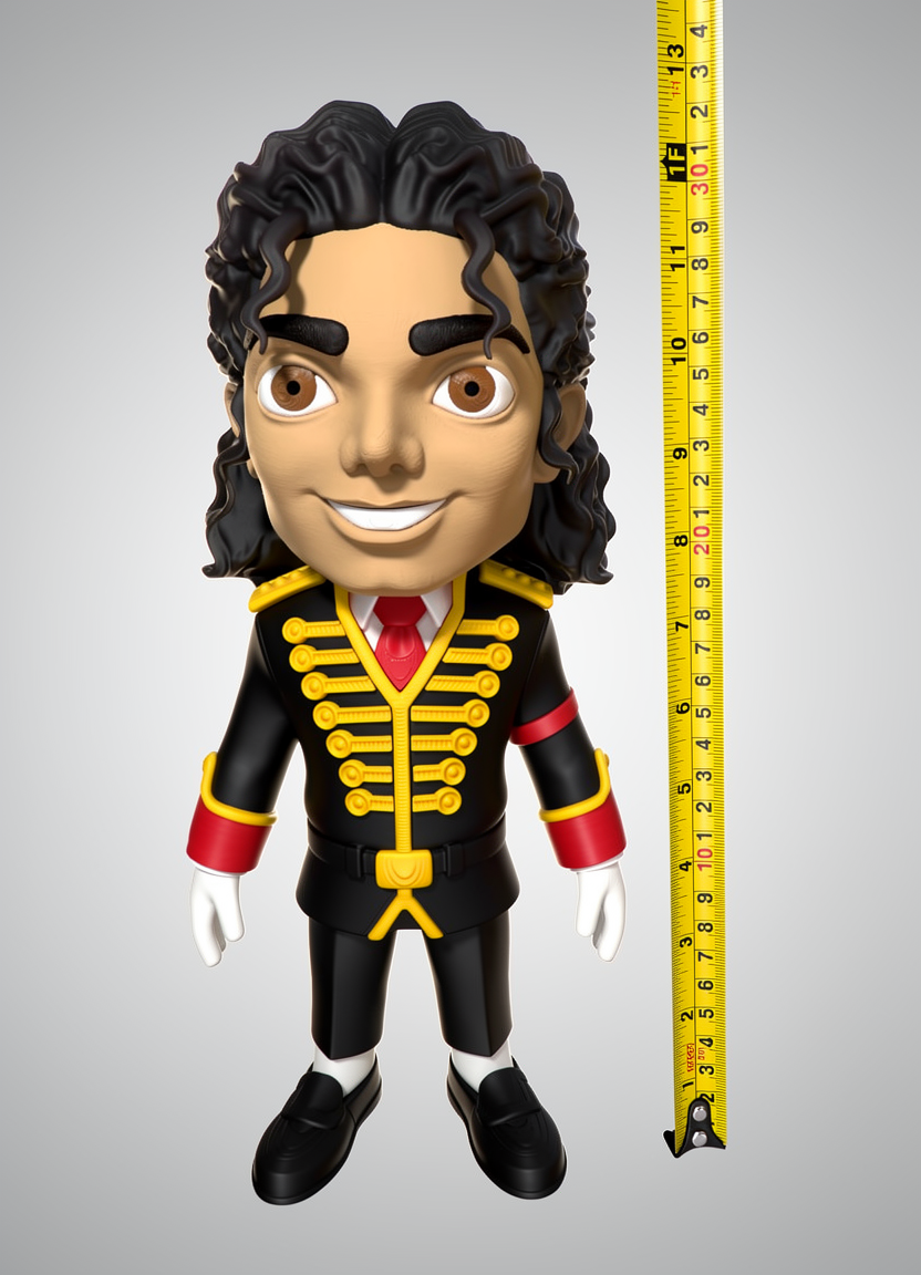 Thumbnail: MJ Pop Star Inspired 3D Printed Figure