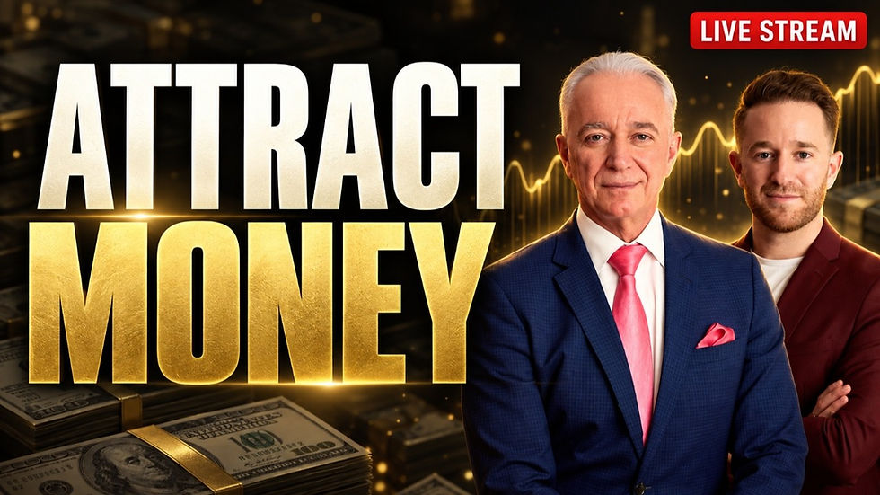 FREE Livestream - 5PM EST - The Wavelength of Money (live & unscripted!)