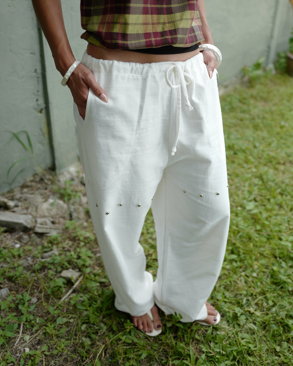 Thumbnail: RAW COTTON STUDS — TROUSERS