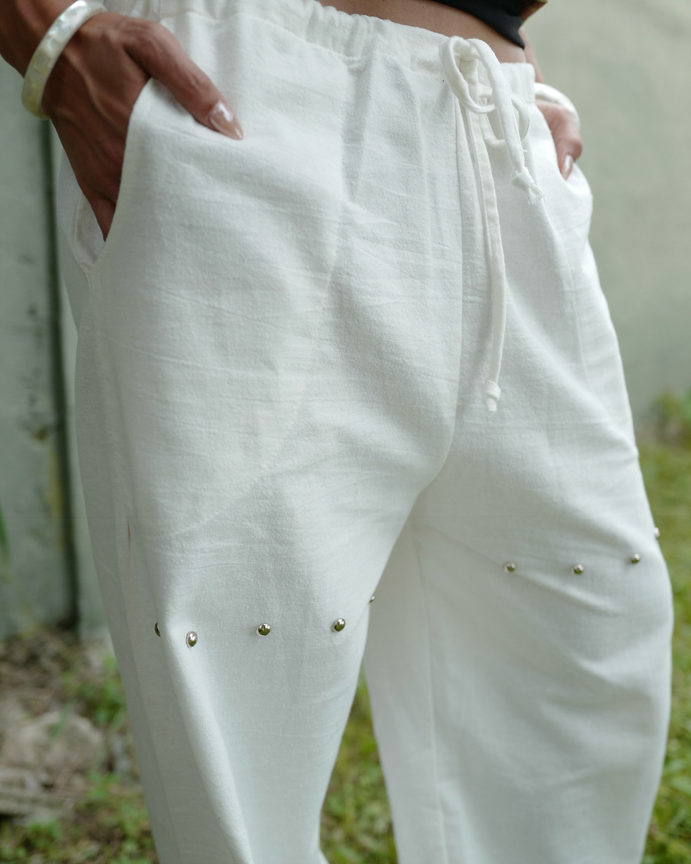 Thumbnail: RAW COTTON STUDS — TROUSERS