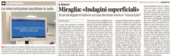 Miraglia: indagini superficiali
