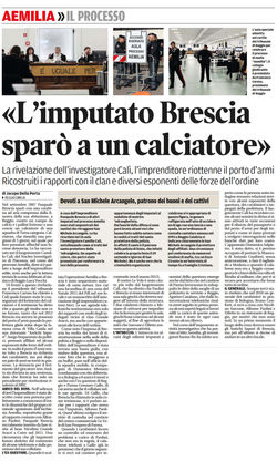 Brescia sparò a un calciatore