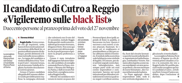 Il candidato sindaco di Cutro