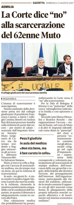 No alla scarcerazione di Muto