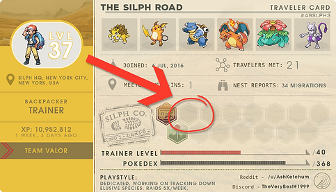 silph league travelers card