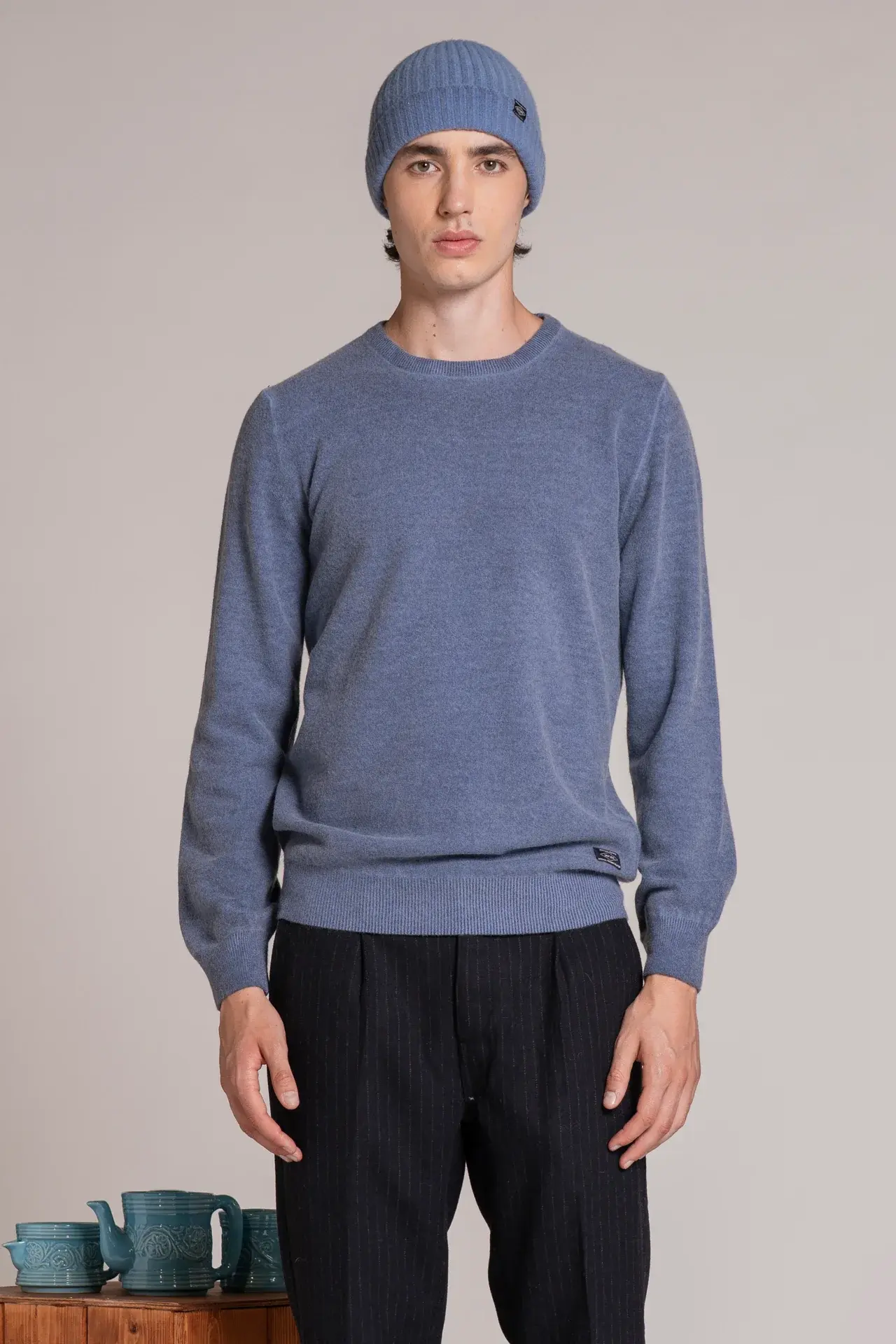 Maglia girocollo  Impure Charlie Wop denim